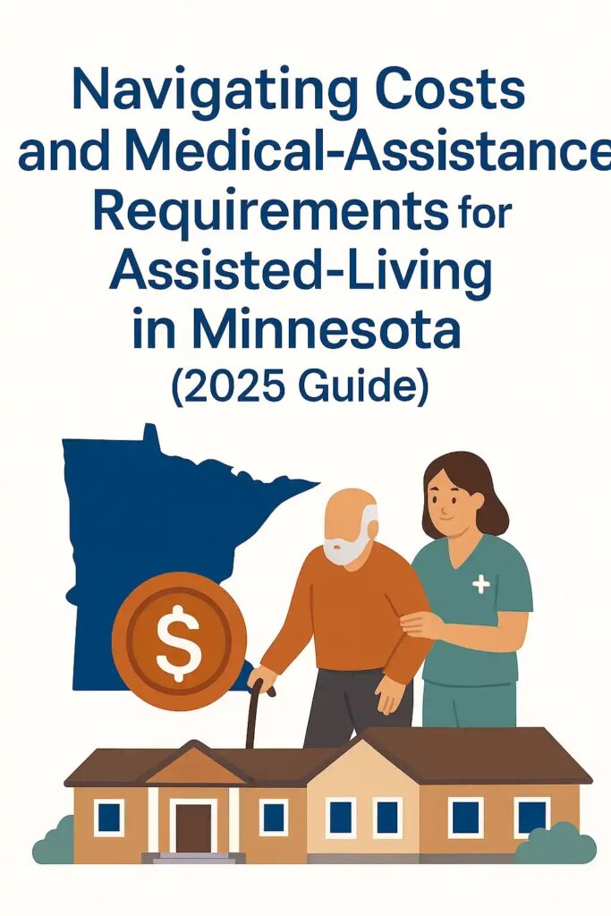 Minnesota assisted living costs $5,500 per month - Medical Assistance guide infographic