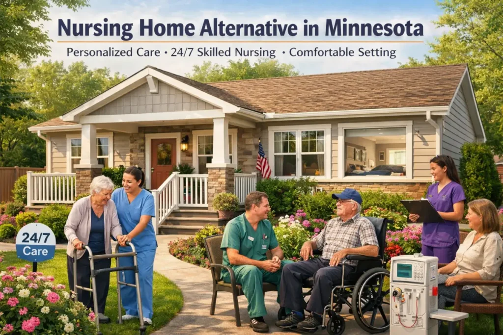 Small assisted living home in Minnesota providing a compassionate nursing home alternative with 24/7 personalized nursing care.