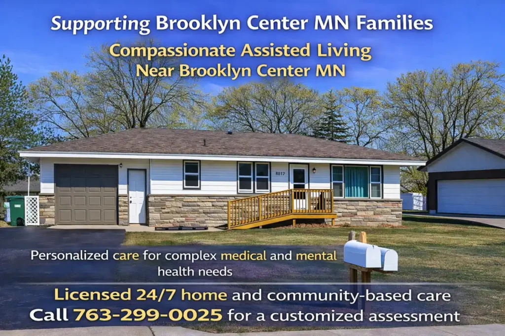 Assisted living serving Brooklyn Center MN with accessible home and personalized 24-7 care