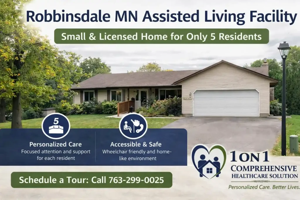 Robbinsdale assisted living facility serving Minnesota with small 5 resident home and personalized care